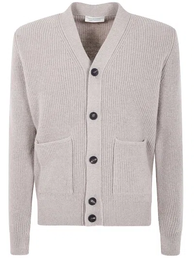 Filippo De Laurentiis Buttoned Cardigan Clothing In Gray