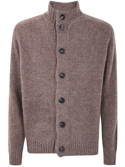 Filippo De Laurentiis Raglan Sleeves Buttoned Cardigan Clothing In Pink