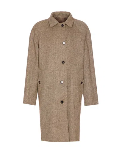 Burberry Men Chevington Reversible Cotton Coat In Brown