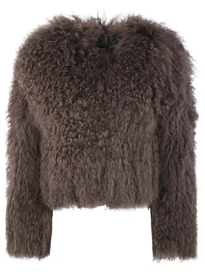 Drhope Dr. Hope Fur Jacket Clothing In Brown