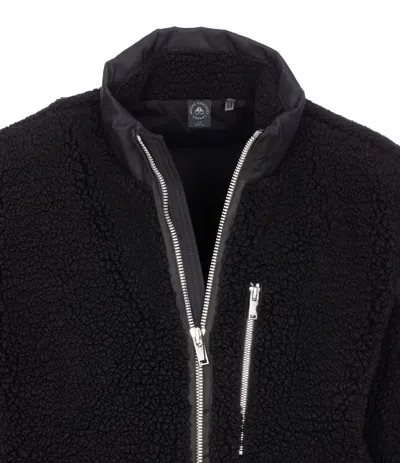 Moose Knuckles Down Jacket Frontal Zip Closure In Black