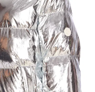 Yves Salomon Doudoune Down Jacket In Silver
