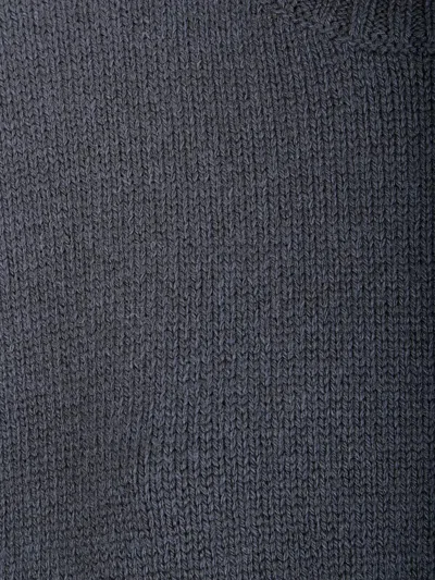 Labo Art Turtleneck Short-sleeve Sweater In Black