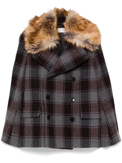 Dries Van Noten 00170 Rustic 2261 M.w. Coat In Multi