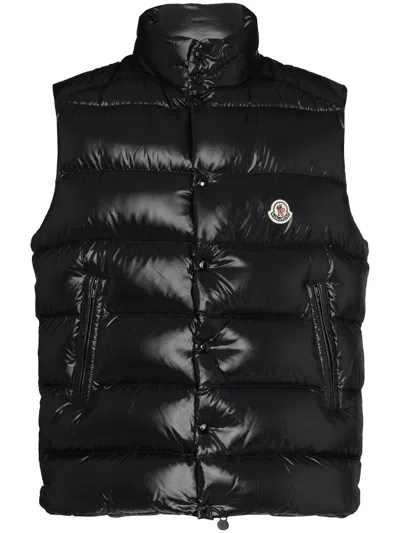 Moncler Tibb Quilted Gilet In Black