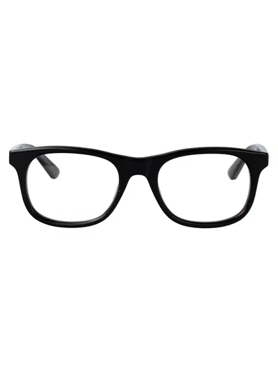 Montblanc Black-black-transparent Recycled Acetate Glasses In Black