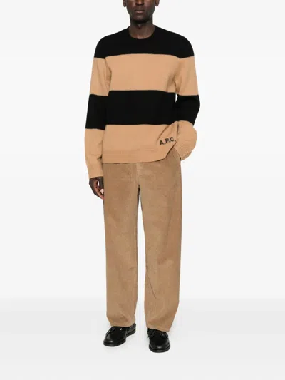 Apc A.p.c. Sweaters In Brown