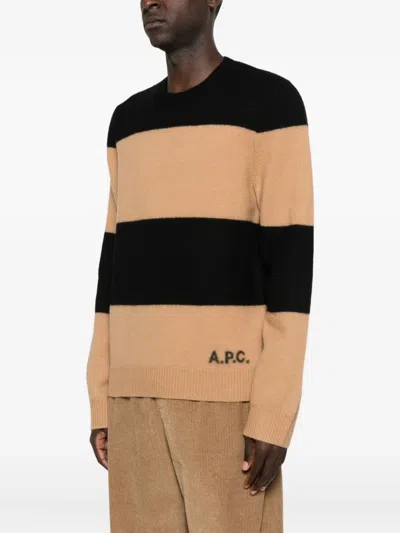 Apc A.p.c. Sweaters In Brown