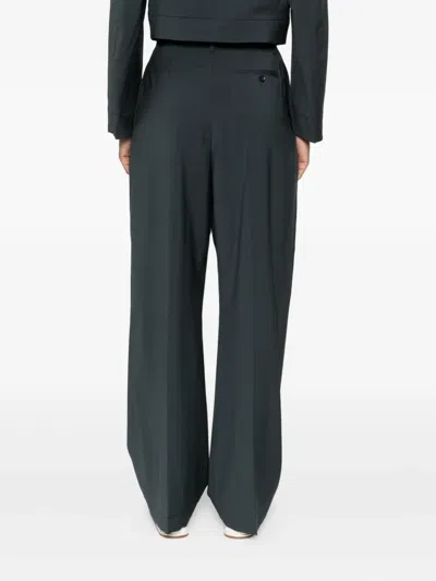 Barena Venezia Pleated-front Trousers In Green