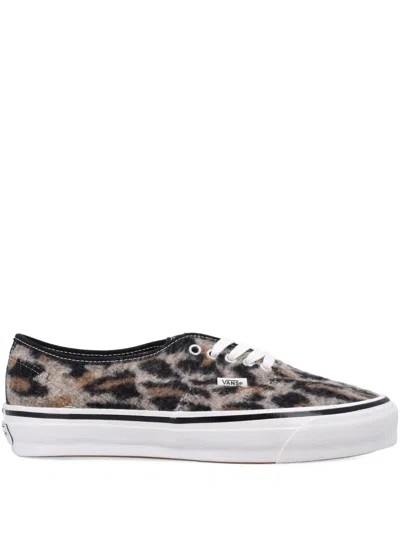 Vans Lx Authentic 44 Leopard-print Sneakers In Black