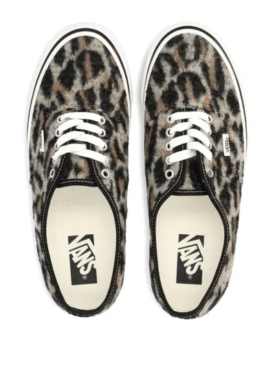 Vans Lx Authentic 44 Leopard-print Sneakers In Black