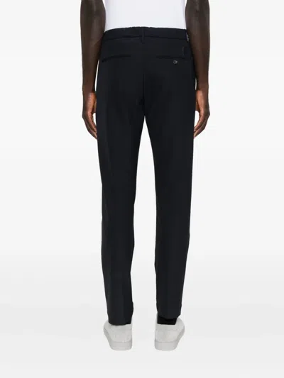 Jacob Cohen Flat-front Trousers In Blue
