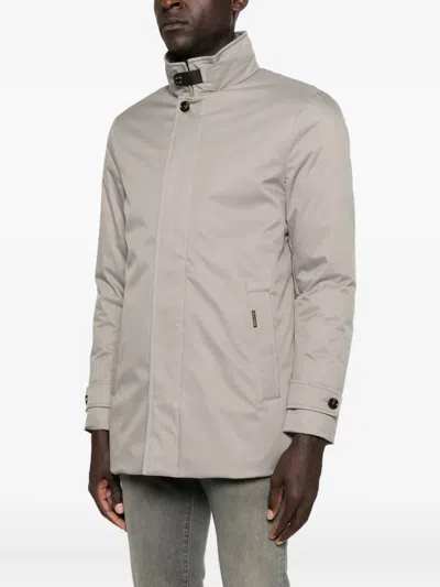 Moorer Buttoned Jacket In Gray