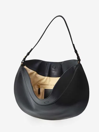 Jacquemus Black The Ovalo Hobo Bag In Black