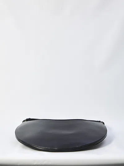Jacquemus Black The Ovalo Hobo Bag In Black