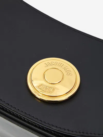 Jacquemus Black The Ovalo Hobo Bag In Black