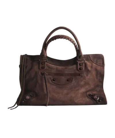 Balenciaga Le City Medium Tote Bag In Red