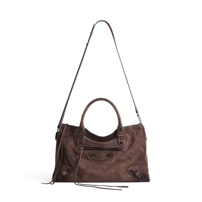 Balenciaga Le City Medium Tote Bag In Red