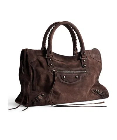 Balenciaga Le City Medium Tote Bag In Red