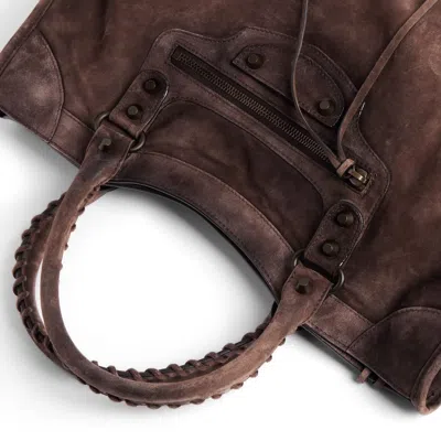 Balenciaga Le City Medium Tote Bag In Red