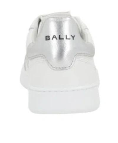 Bally Roget Sneakers In Smooth Leather In White