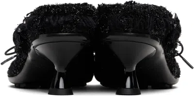 Simone Rocha Grip Canvas Mules In Black