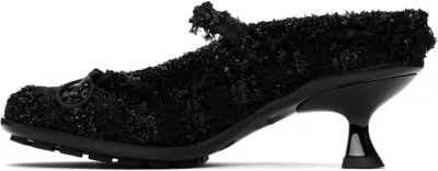 Simone Rocha Grip Canvas Mules In Black