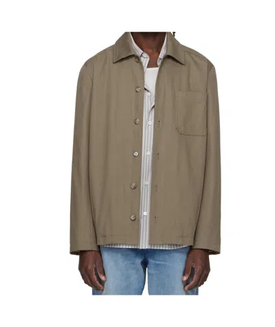 Apc Tan Jeffray Jacket In Brown