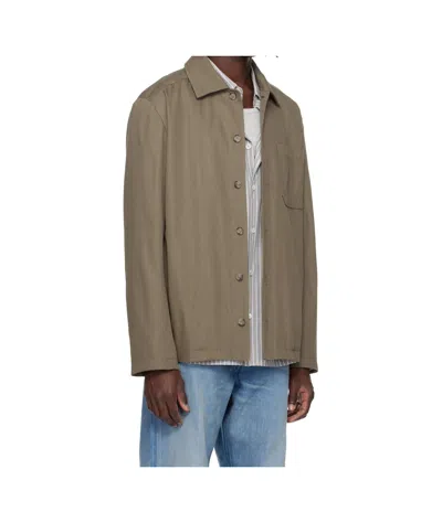 Apc Tan Jeffray Jacket In Brown