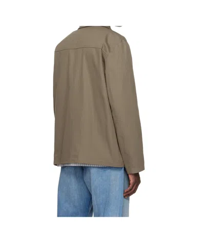 Apc Tan Jeffray Jacket In Brown