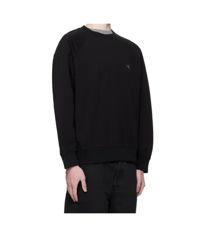 Maison Kitsuné Maison Kitsune 'bold Fox Head' Sweater In Black