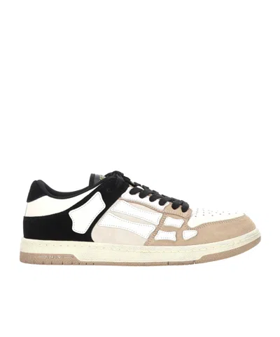 Amiri Low Top Distressed Sneakers In Neutral