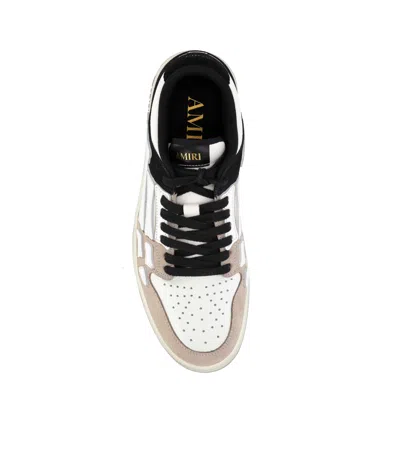 Amiri Low Top Distressed Sneakers In Neutral