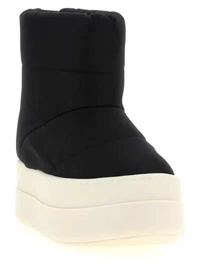 Rick Owens Drkshdw Lunar Platform Ankle Boots In Black