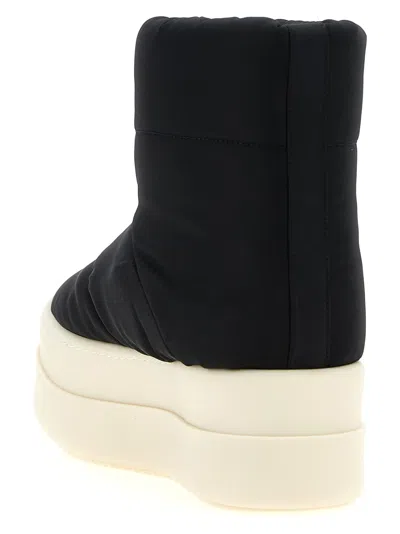 Rick Owens Drkshdw Lunar Platform Ankle Boots In Black