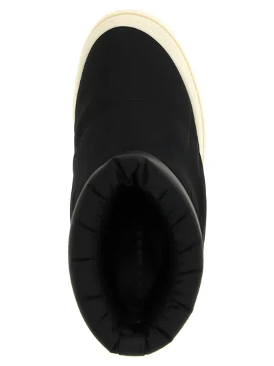 Rick Owens Drkshdw Lunar Platform Ankle Boots In Black