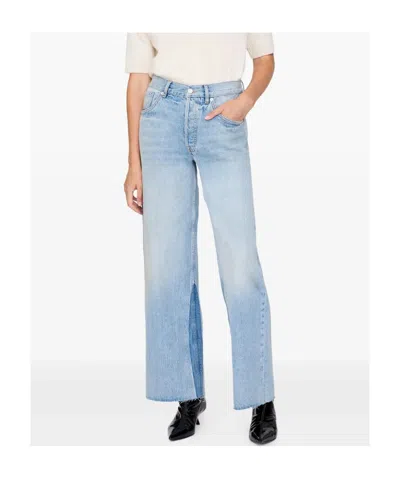 Anine Bing Denim Straight-leg Jeans In Blue