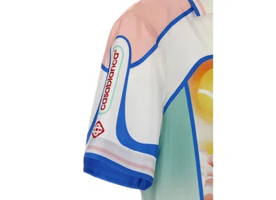 Casablanca 'dream Of Mount Fuji' Shirt In White