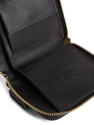 Dsquared2 Leather Wallet In Black
