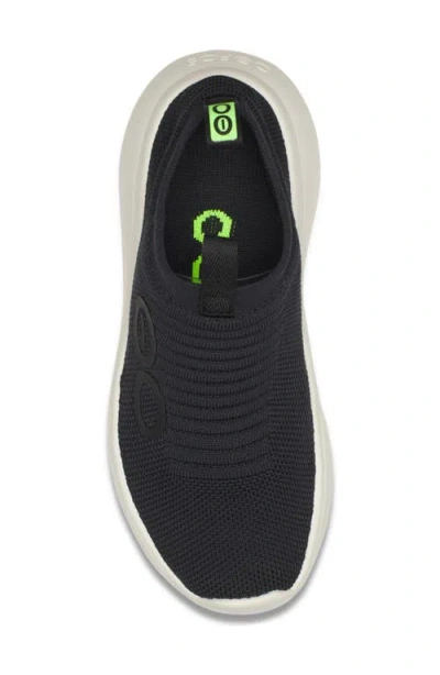 Oofos Oomy Zen Slip-on Sneaker In Black