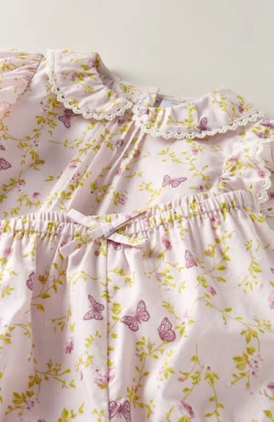 Nordstrom Flutter Top & Bloomers Set In Pink