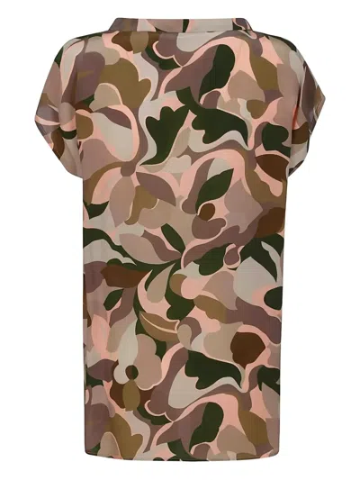 Aspesi Abstract-print Blouse In Multi