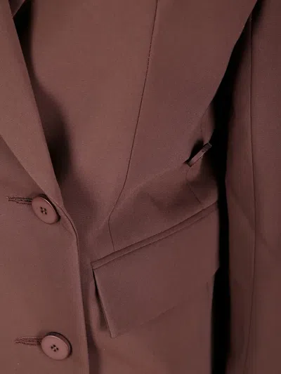 Ottolinger Split-detail Buttoned Blazer In Brown