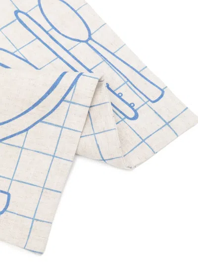 Bambah Friendsgiving Placemat In Blue