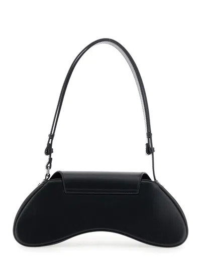 Diesel Play-crossbody Bag In Semi Gloss Leather In Black