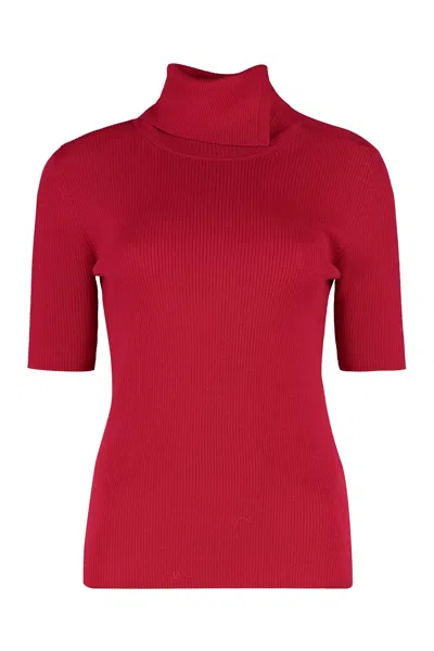 P.a.r.o.s.h Parosh Leila Wool Turtleneck Sweater In Red