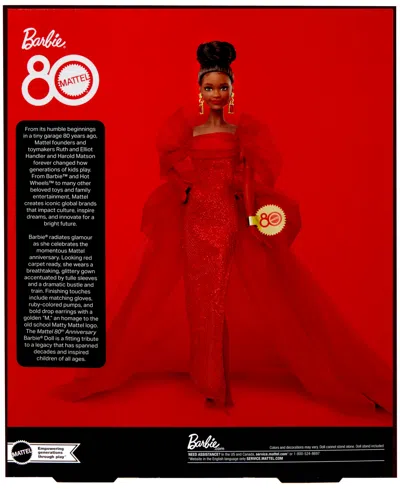 Barbie Mattel 80th Anniversary  Doll In Multi