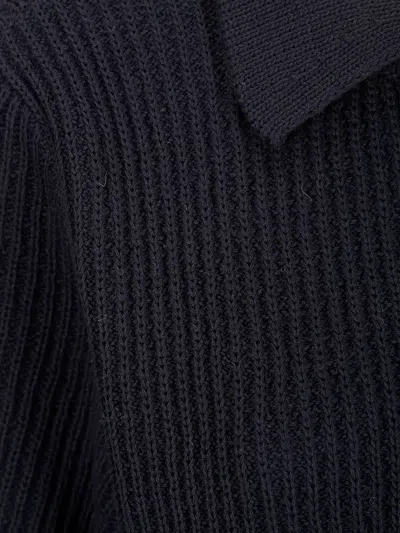 Sibel Saral Winter Polo Sweater In Blue