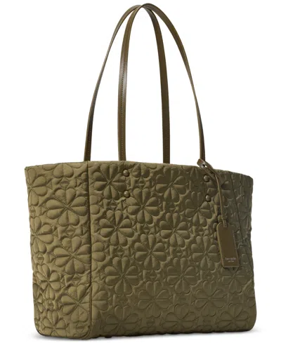 Kate Spade Tilly Quilted Medium Tote Bag In Green