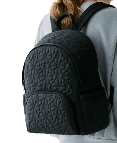 Kate Spade Tilly Medium Quilted Backpack In Black